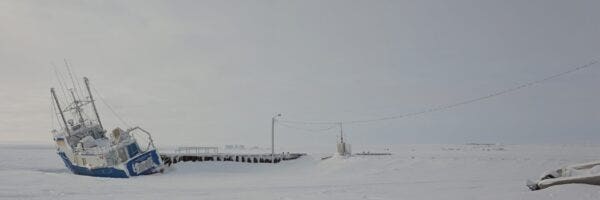 Ship in the Arctic|